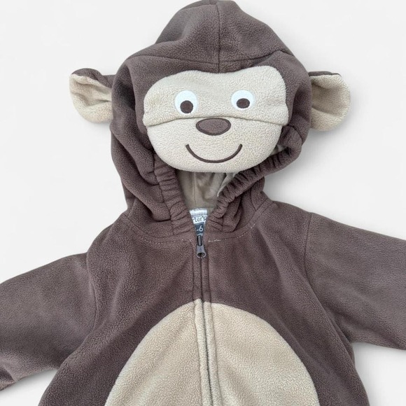 Carter's baby infant monkey brown jacket costume - Picture 2 of 4